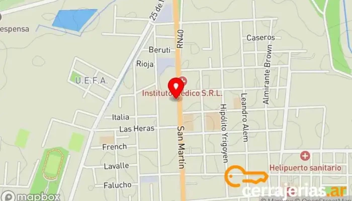 mapa de RABITI - Fabrica de aberturas y muebles Carpintero en Tunuyán