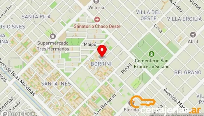 mapa de Radio Online Puerta de Alabanza Emisora de radio en Resistencia