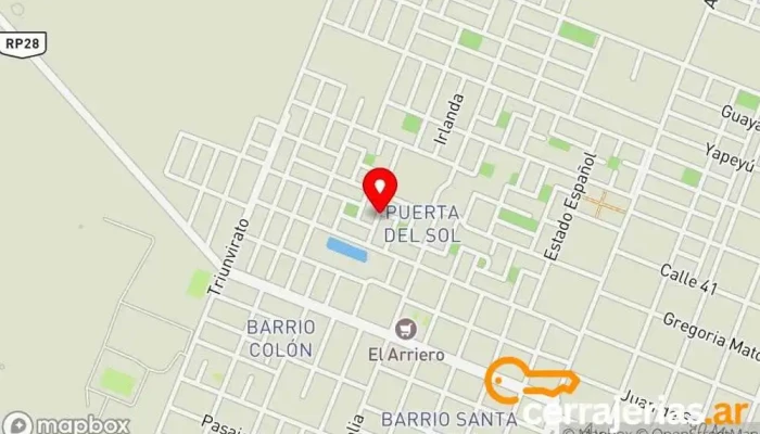 mapa de Rapipago Servicio de transferencias de dinero en Sáenz Peña