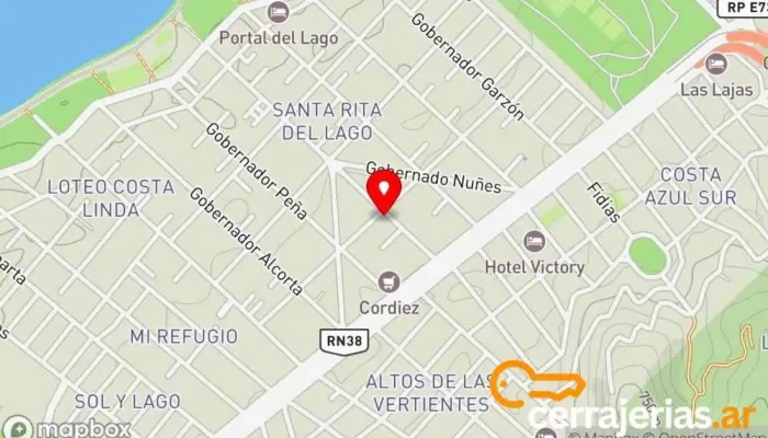 mapa de Renovar18 Pintura en Villa Carlos Paz