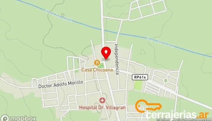 mapa de Restaurant Pinot Restaurante en Chicoana