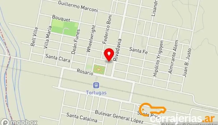 mapa de Richmond Ingeniería en Seguridad Proveedor de puertas en Tortugas