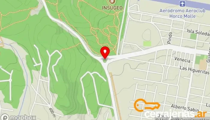 mapa de Rotonda Horco Molle Parque en Yerba Buena