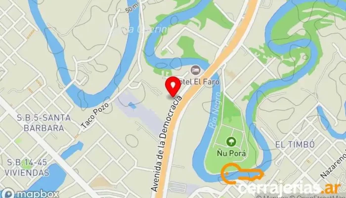 mapa de SANTIANO | Resistencia Tienda de materiales para la construcción en Resistencia