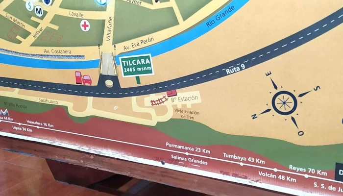 Secretaria De Turismo Tilcara -  Ubicacion - Tilcara
