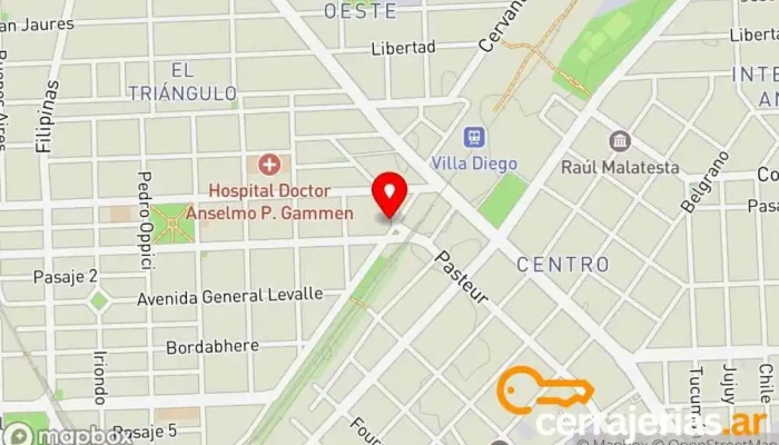 mapa de Servi House Maderas Establecimiento de venta de madera en Villa Gdor. Galvez