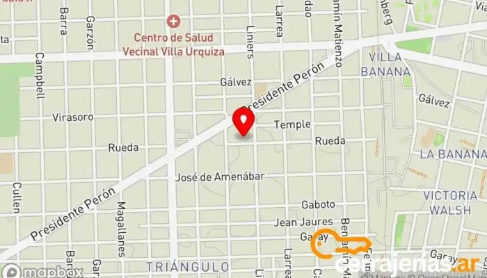 mapa de Servicio Integral del Aluminio Ventana de aluminio, Proveedor de puertas, Proveedor de ventanas en Rosario