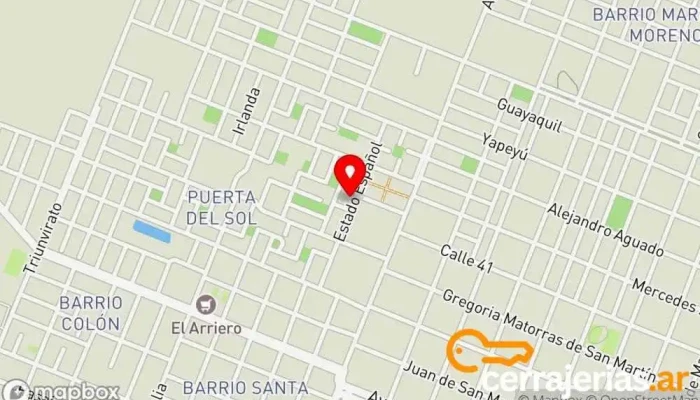 mapa de SERVICIO TÉCNICO DE PC. Juan Jose Servin Servicio de reparación de ordenadores, Consultora informática, Servicio de informática en Sáenz Peña