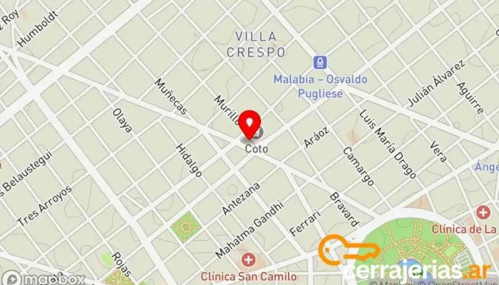 mapa de TECNO FAX Cerrajero en AAE