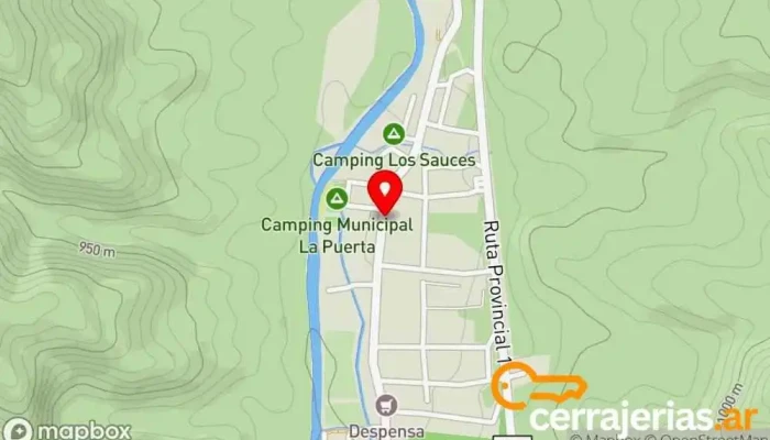 mapa de terreno en venta Jardín en La Puerta