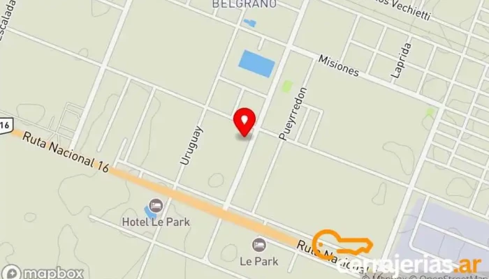 mapa de Todo Aberturas y Muebles TAM Tienda de artículos para el hogar en Machagai