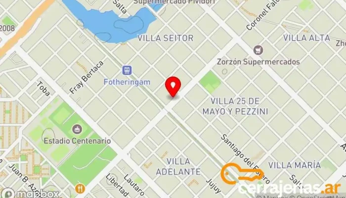 mapa de Todo Aluminio Comercio en Resistencia