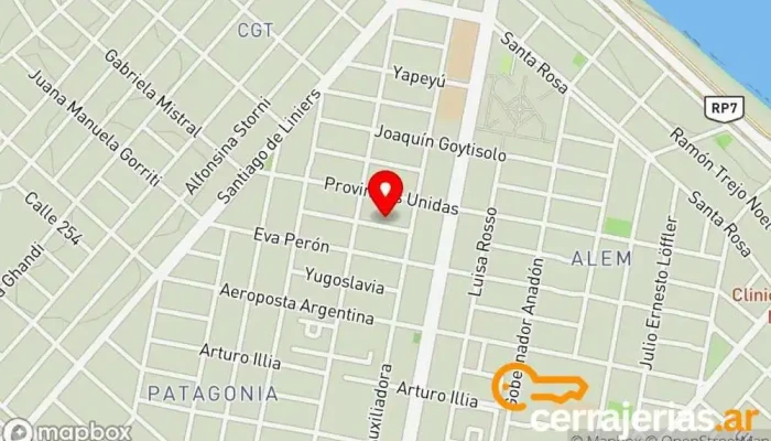 mapa de TR Herrería Herrero en V9420 Río Grande