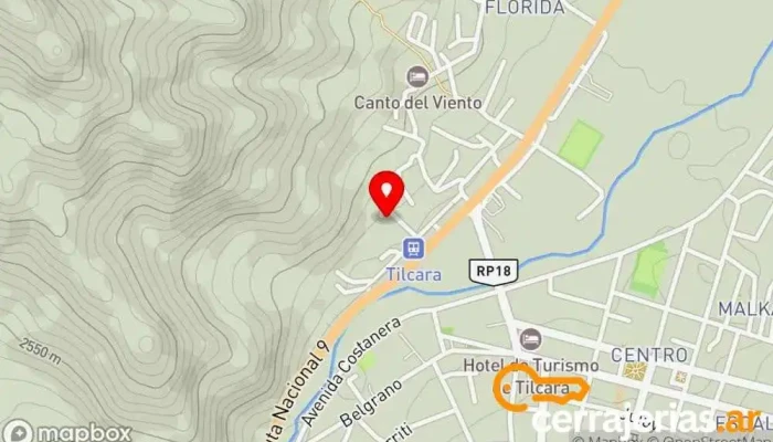 mapa de UTAMA taller de ceramica y pintura de Haro Galli Museo, Atracción turística en Tilcara