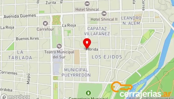 mapa de Verduleria Y Fruteria La Puerta Tienda de alimentación en Florida