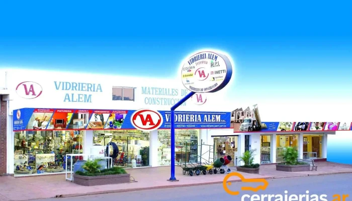 Vidrieria Alem Srl -  Ubicacion - Leandro N. Alem