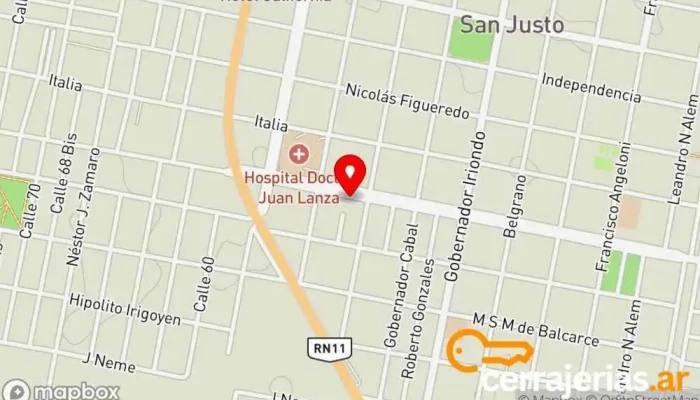 mapa de Volpato centro - Muebles y cochones Tienda de muebles de cocina en San Justo
