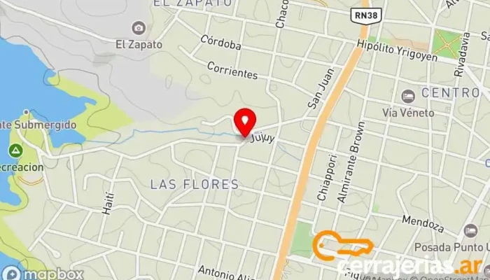 mapa de WALTER DE GERONIMO Pintura en Capilla del Monte
