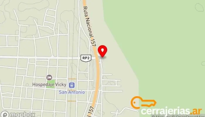 mapa de YPF ACA - San Antonio De La Paz Gasolinera en San Ant. De La Paz