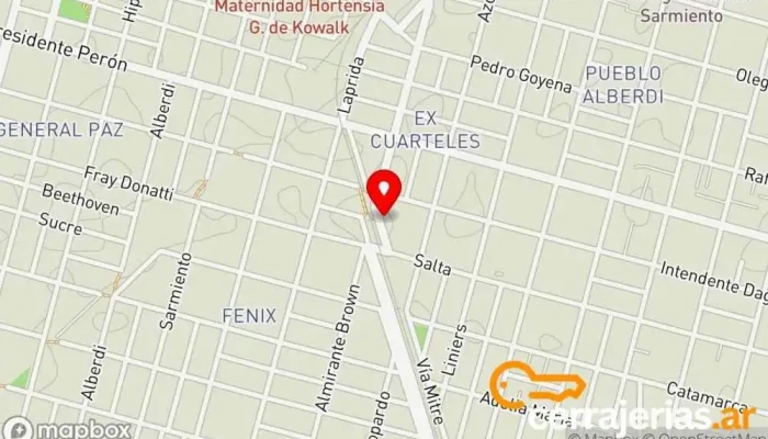 mapa de Yppolito - Aberturas Deco Hogar - NUEVA DIRECCIÓN Carpintero, Fábrica en Río Cuarto